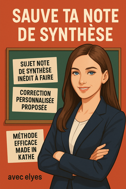 Sauve ta NOTE DE SYNTHÈSE - Sauve ton CRFPA 2025